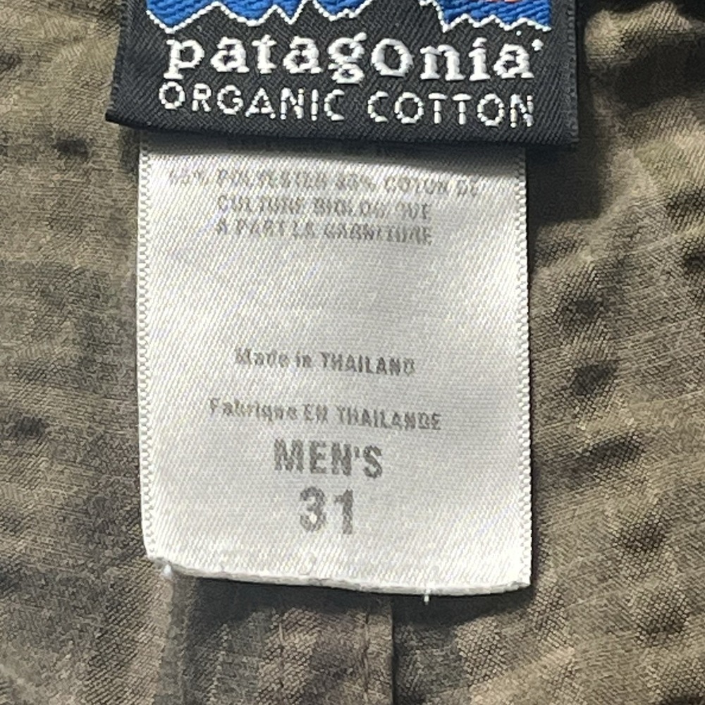 Patagonia Shorts Mens 31 Pocket Casual Outdoor Hiking Comfort Polyester Green - Picture 7 of 7